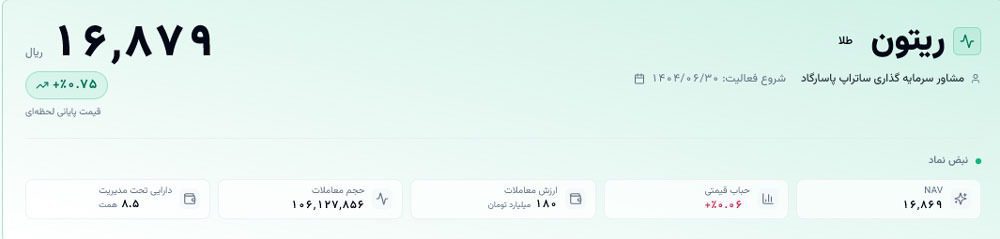 صندوق طلای ریتون