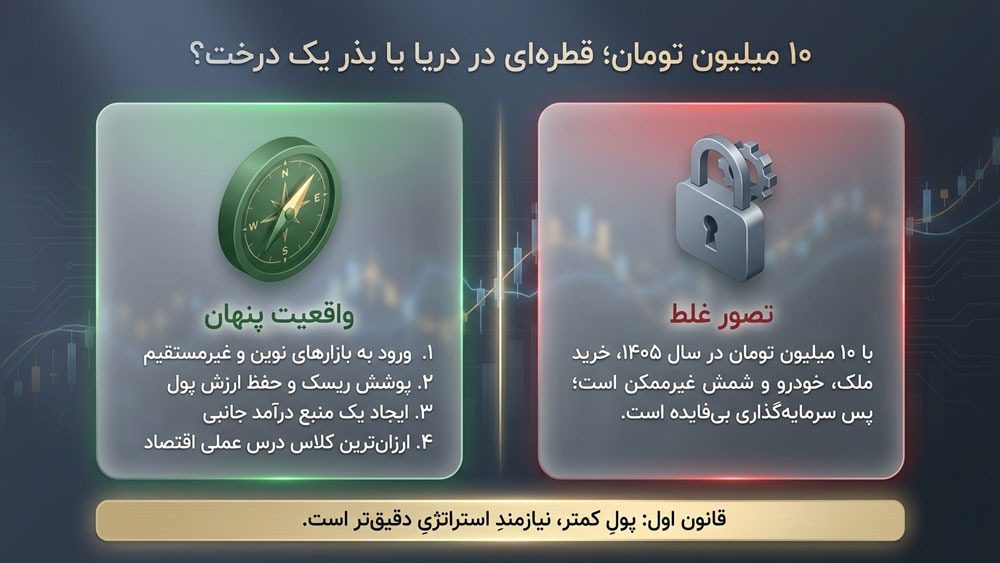 سرمایه گذاری با ۱۰ میلیون تومان